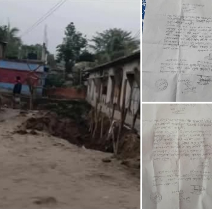 তানোরে সংখ্যালঘুর জমি দখলে নিতে বিল্ডিং বাড়ির ভীত ঢালাই এলাকায় উত্তেজনা!