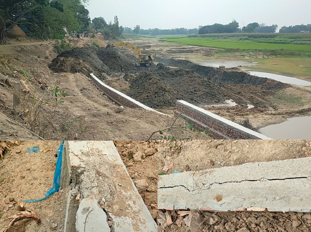আত্রাইয়ে গ্রামীণ অবকাঠামো উন্নয়ন সড়কের কাজে ব্যাপক অনিয়মের অভিযোগ